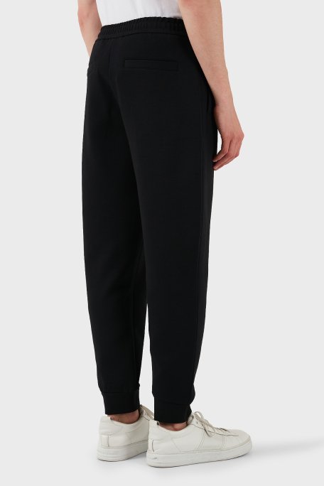 Armani Exchange Streç Pamuklu Regular Fit Normal Bel Ribanalı Paça Jogger Erkek Pantolon XM000744 AF13047 UC001 SİYAH - 7