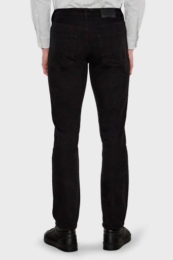 Armani Exchange Streç Pamuklu Slim Fit Normal Bel Dar Paça Jeans Erkek Kot Pantolon XM000070 AF14267 UC001 SİYAH - 3