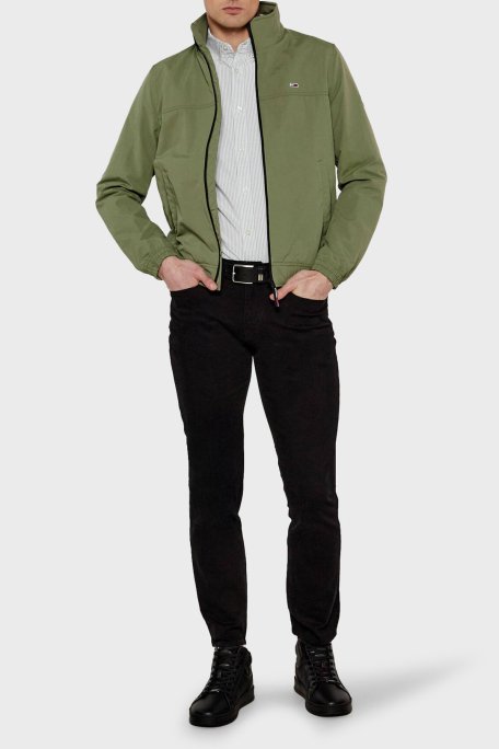 Armani Exchange Streç Pamuklu Slim Fit Normal Bel Dar Paça Jeans Erkek Kot Pantolon XM000070 AF14267 UC001 SİYAH - 2