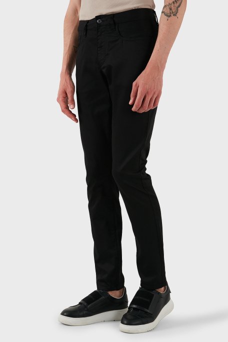 Armani Exchange Streç Pamuklu Slim Fit Normal Bel Düz Paça Erkek Pantolon XM000070 AF13236 UC001 SİYAH - 8