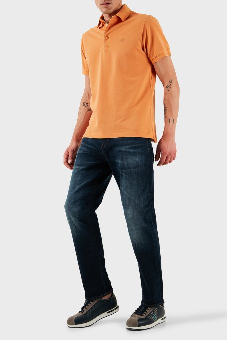 Armani Exchange Streç Pamuklu Slim Fit Normal Bel Düz Paça Jeans Erkek Kot Pantolon XM000049 AF13098 MB001 LACİVERT - 1