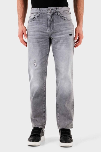 Armani Exchange Streç Pamuklu Slim Fit Normal Bel Düz Paça Jeans Erkek Kot Pantolon XM000049 AF14656 M8088 GRİ - 1