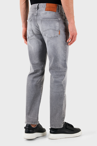 Armani Exchange Streç Pamuklu Slim Fit Normal Bel Düz Paça Jeans Erkek Kot Pantolon XM000049 AF14656 M8088 GRİ - 6