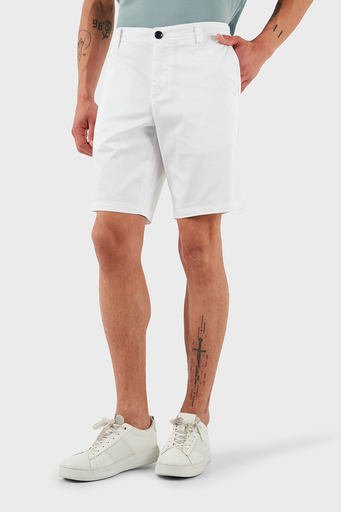 Armani Exchange Streç Pamuklu Slim Fit Normal Bel Erkek Short 8NZS42 ZN1RZ 1100 BEYAZ - 4