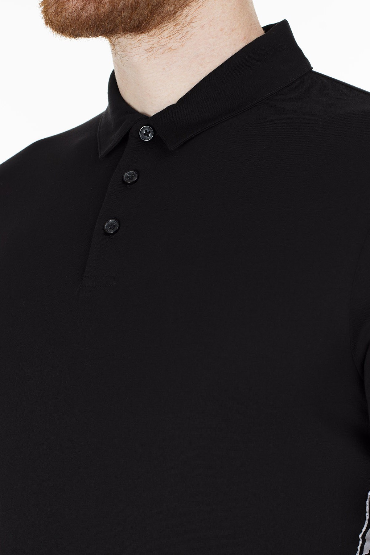 Armani Exchange T Shirt Erkek Polo 3HZFFM ZJBVZ 1200 SİYAH