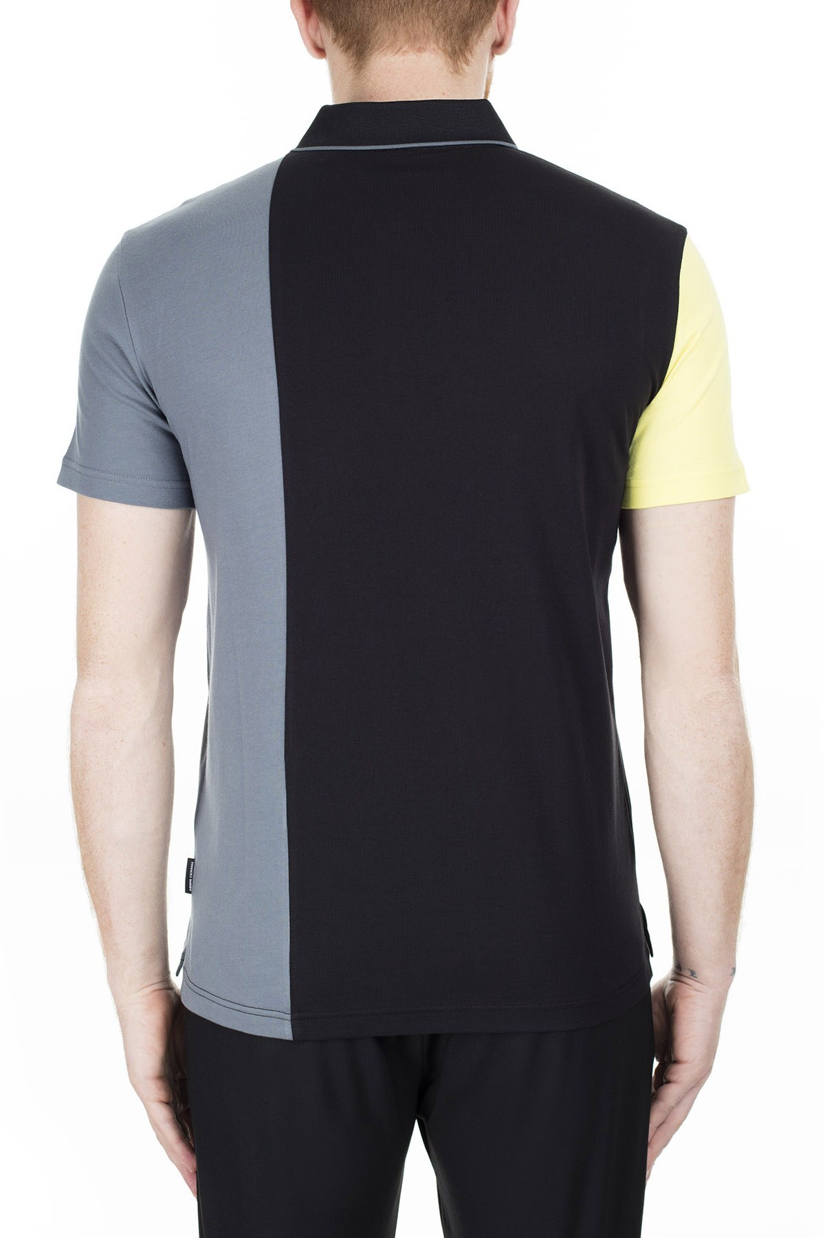 Armani Exchange T Shirt Erkek Polo 3HZFGB ZJBVZ 6250 SİYAH