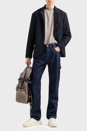 Armani Exchange Yünlü Regular Fit Bisiklet Yaka Erkek Kazak 6DZM2X ZM4MZ 4791 KREM - 3
