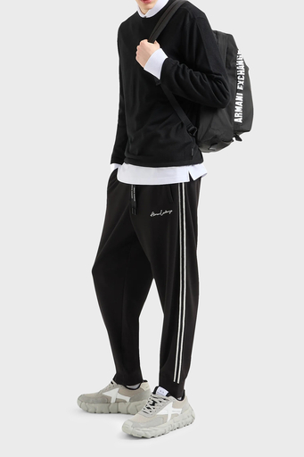 Armani Exchange Yünlü Regular Fit Bisiklet Yaka Erkek Kazak 8NZM5A ZM1YZ 1200 SİYAH - 3