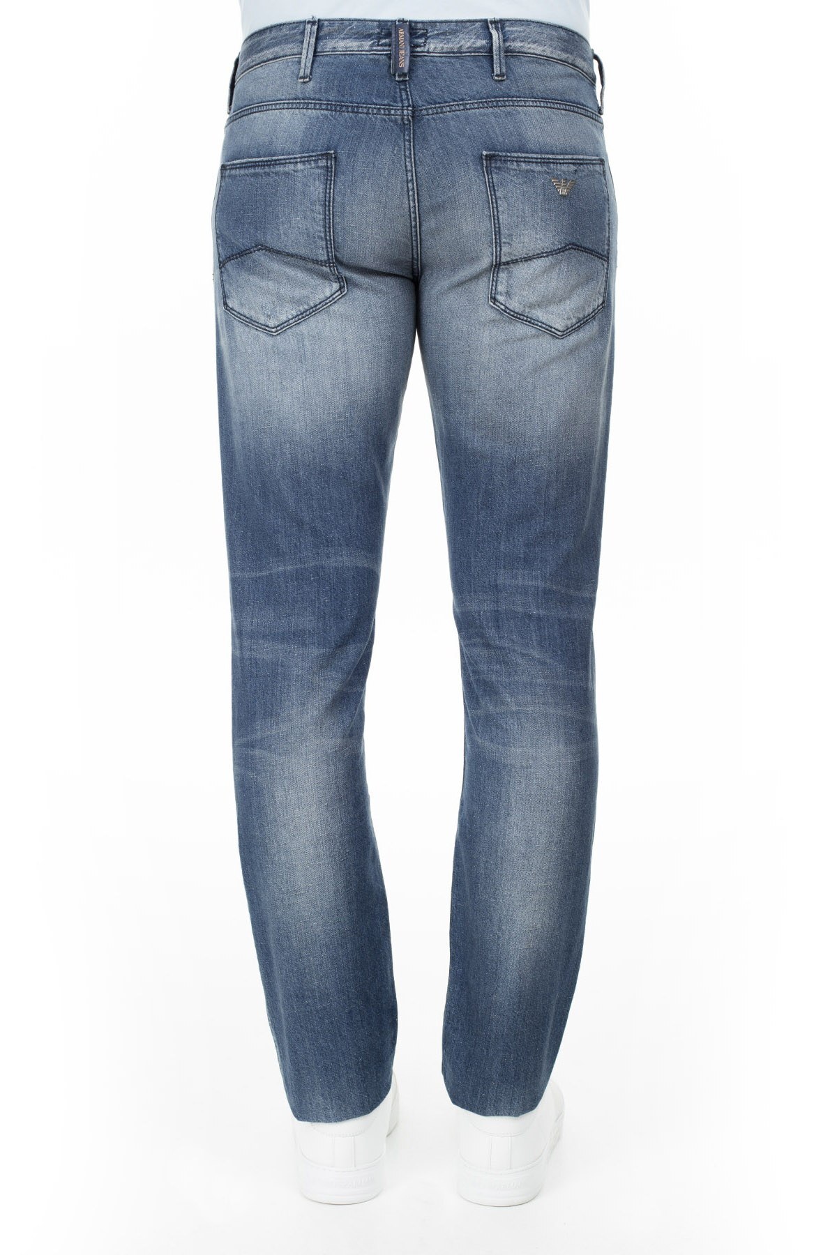 Armani J06 Jeans Erkek Kot Pantolon 3Y6J06 6D1YZ 1500 LACİVERT
