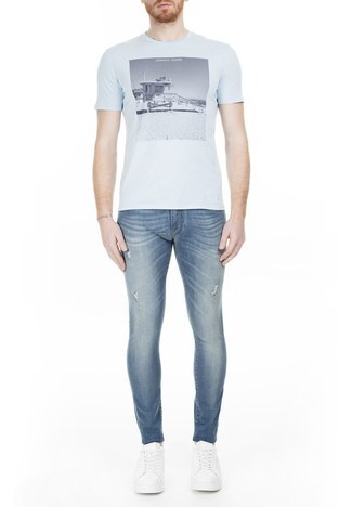 Armani Jeans - Armani Jeans Erkek Kot Pantolon 3Y6960 6D2CZ 1500 MAVİ