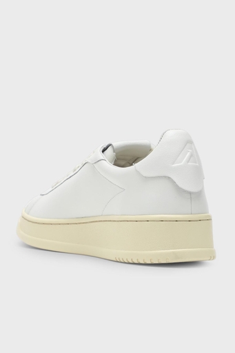 Autry Dallas Hakiki Deri Sneaker Bayan Ayakkabı ADLW-NW01 BEYAZ - 4