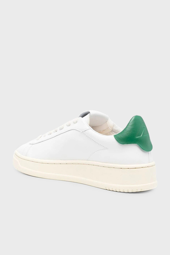 Autry Dallas Hakiki Deri Sneaker Bayan Ayakkabı ADLW-NW02 BEYAZ-YEŞİL - 2