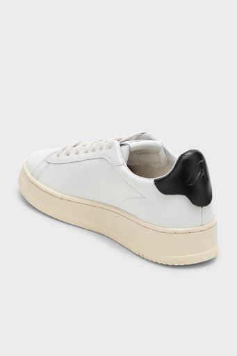 Autry Dallas Hakiki Deri Sneaker Bayan Ayakkabı ADLW-NW08 BEYAZ-SİYAH - 2