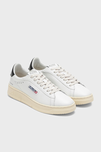 Autry Dallas Hakiki Deri Sneaker Bayan Ayakkabı ADLW-NW08 BEYAZ-SİYAH - 3