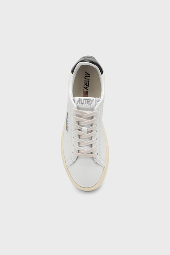 Autry Dallas Hakiki Deri Sneaker Bayan Ayakkabı ADLW-NW08 BEYAZ-SİYAH - 5