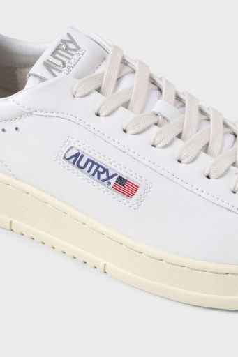 Autry Dallas Hakiki Deri Sneaker Erkek Ayakkabı ADLM-NW08 BEYAZ-SİYAH - 8