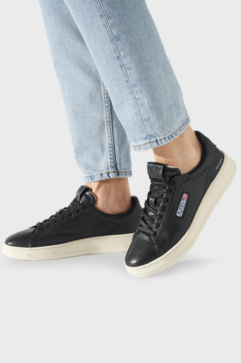 Autry Dallas Hakiki Yumuşak Deri Sneaker Erkek Ayakkabı ADLM-GG40 SİYAH - 3