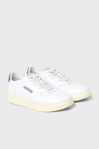 Autry Medalist Hakiki Deri Sneaker Bayan Ayakkabı AULW-LL20 BEYAZ-YEŞİL - 2