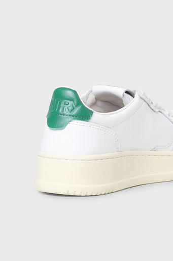 Autry Medalist Hakiki Deri Sneaker Bayan Ayakkabı AULW-LL20 BEYAZ-YEŞİL - 3