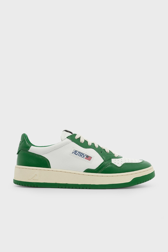 Autry Medalist Hakiki Deri Sneaker Erkek Ayakkabı AULM-WB03 BEYAZ-YEŞİL - 1