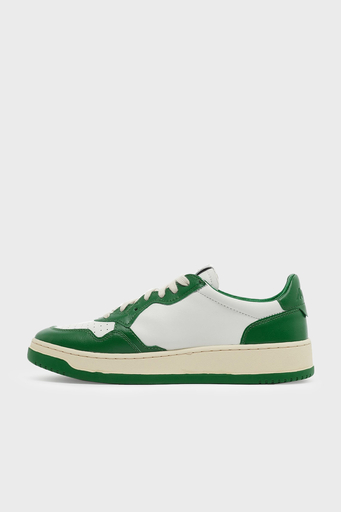 Autry Medalist Hakiki Deri Sneaker Erkek Ayakkabı AULM-WB03 BEYAZ-YEŞİL - 2