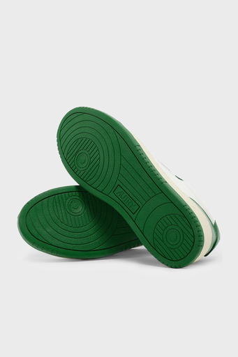Autry Medalist Hakiki Deri Sneaker Erkek Ayakkabı AULM-WB03 BEYAZ-YEŞİL - 6