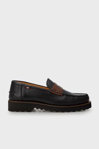 Bally Hakiki Deri Loafer Erkek Ayakkabı NOAH I944 SİYAH - 1
