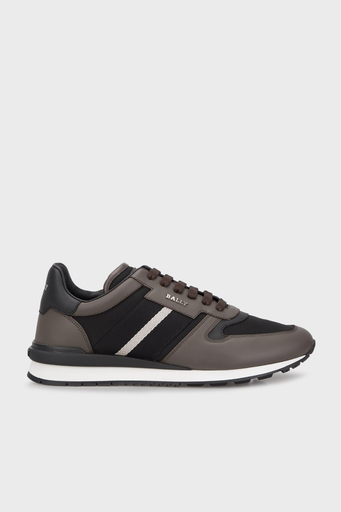 Bally Hakiki Deri Sneaker Erkek Ayakkabı ASTAR-T I605 SİYAH - 1