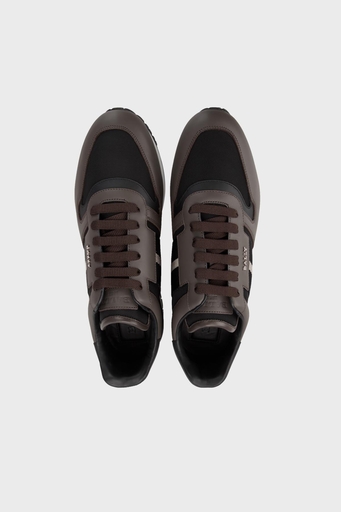 Bally Hakiki Deri Sneaker Erkek Ayakkabı ASTAR-T I605 SİYAH - 5