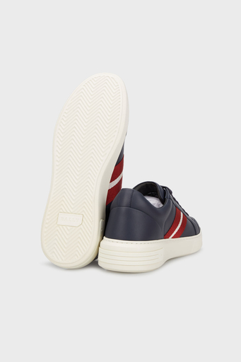 Bally Hakiki Deri Sneaker Erkek Ayakkabı MOONY F029 LACİVERT - 4