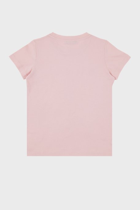 Balmain Pamuklu Bisiklet Yaka Çocuk T Shirt 6M8021 MX030 502MC PUDRA - 3