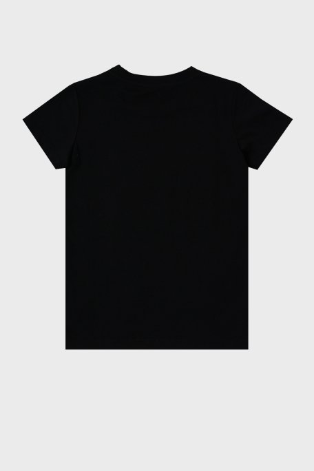 Balmain Pamuklu Bisiklet Yaka Çocuk T Shirt 6M8021 MX030 930MC SİYAH - 2