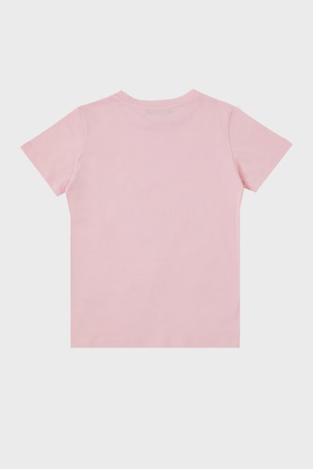 Balmain Pamuklu Bisiklet Yaka Çocuk T Shirt 6M8701 MX030 506BC PUDRA - 2