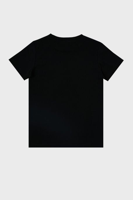 Balmain Pamuklu Bisiklet Yaka Çocuk T Shirt 6M8701 MX030 930BC SİYAH - 2