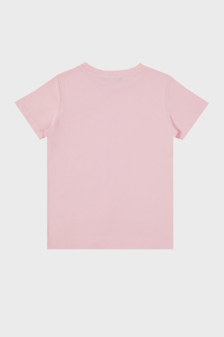 Balmain Pamuklu Bisiklet Yaka Çocuk T Shirt 6M8721 MX030 506 PUDRA - 2