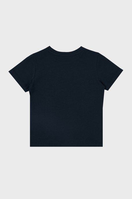 Balmain Pamuklu Bisiklet Yaka Çocuk T Shirt 6M8721 MX030 621 LACİVERT - 2