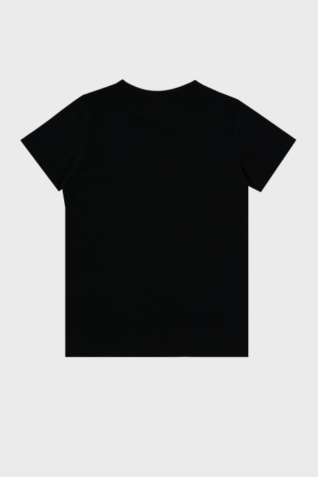 Balmain Pamuklu Bisiklet Yaka Çocuk T Shirt 6M8721 MX030 930 SİYAH - 2