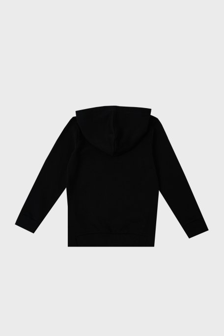 Balmain Pamuklu Kapüşonlu Çocuk Sweat 6O4580 OX370 930 SİYAH - 2