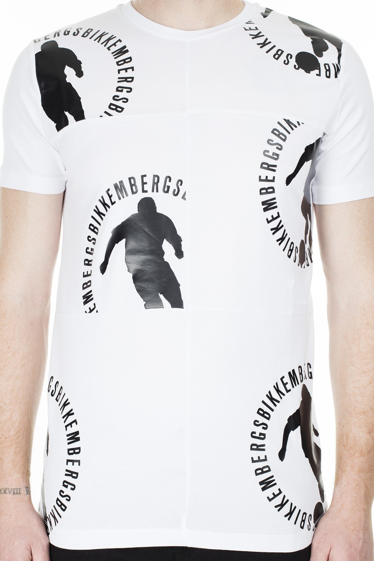 Bikkembergs Erkek T Shirt C4055A5E1823A00 BEYAZ