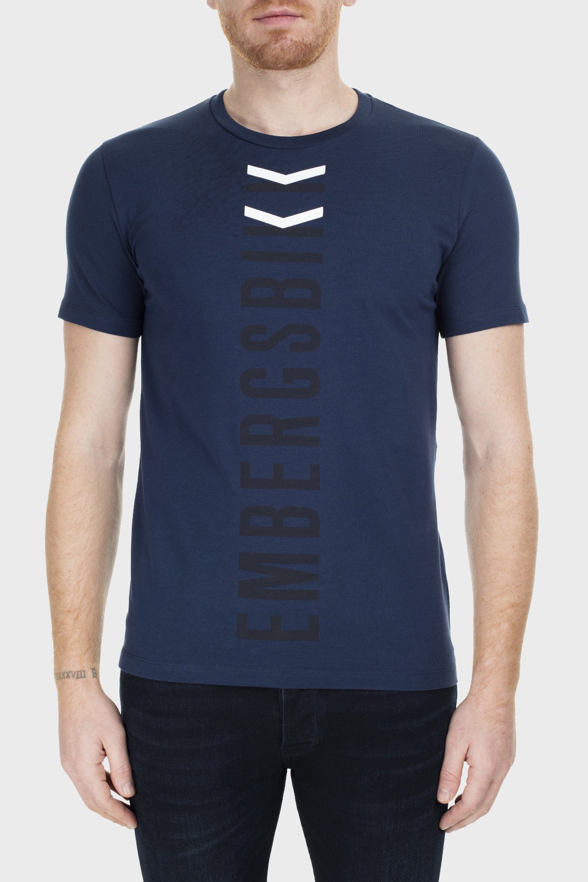 Bikkembergs Erkek T Shirt C700111E1951Y91 LACİVERT