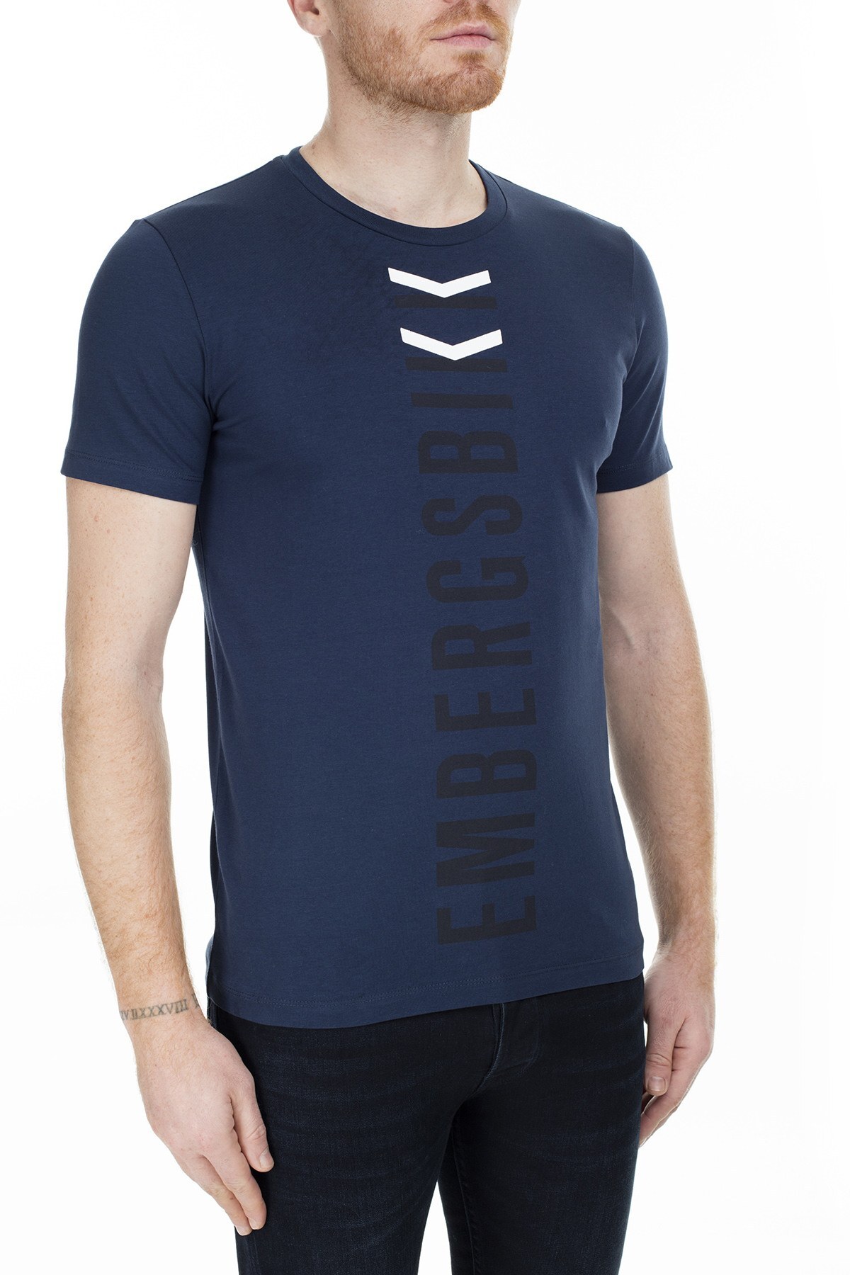 Bikkembergs Erkek T Shirt C700111E1951Y91 LACİVERT
