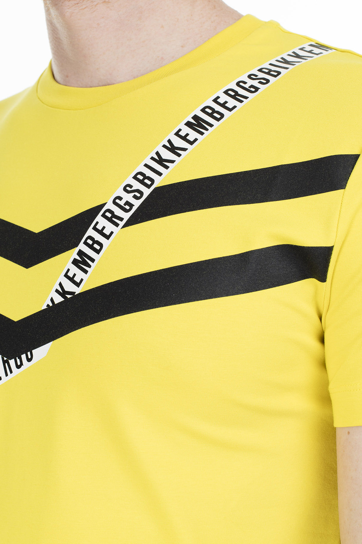 Bikkembergs Erkek T Shirt C700128E1814I10 SARI
