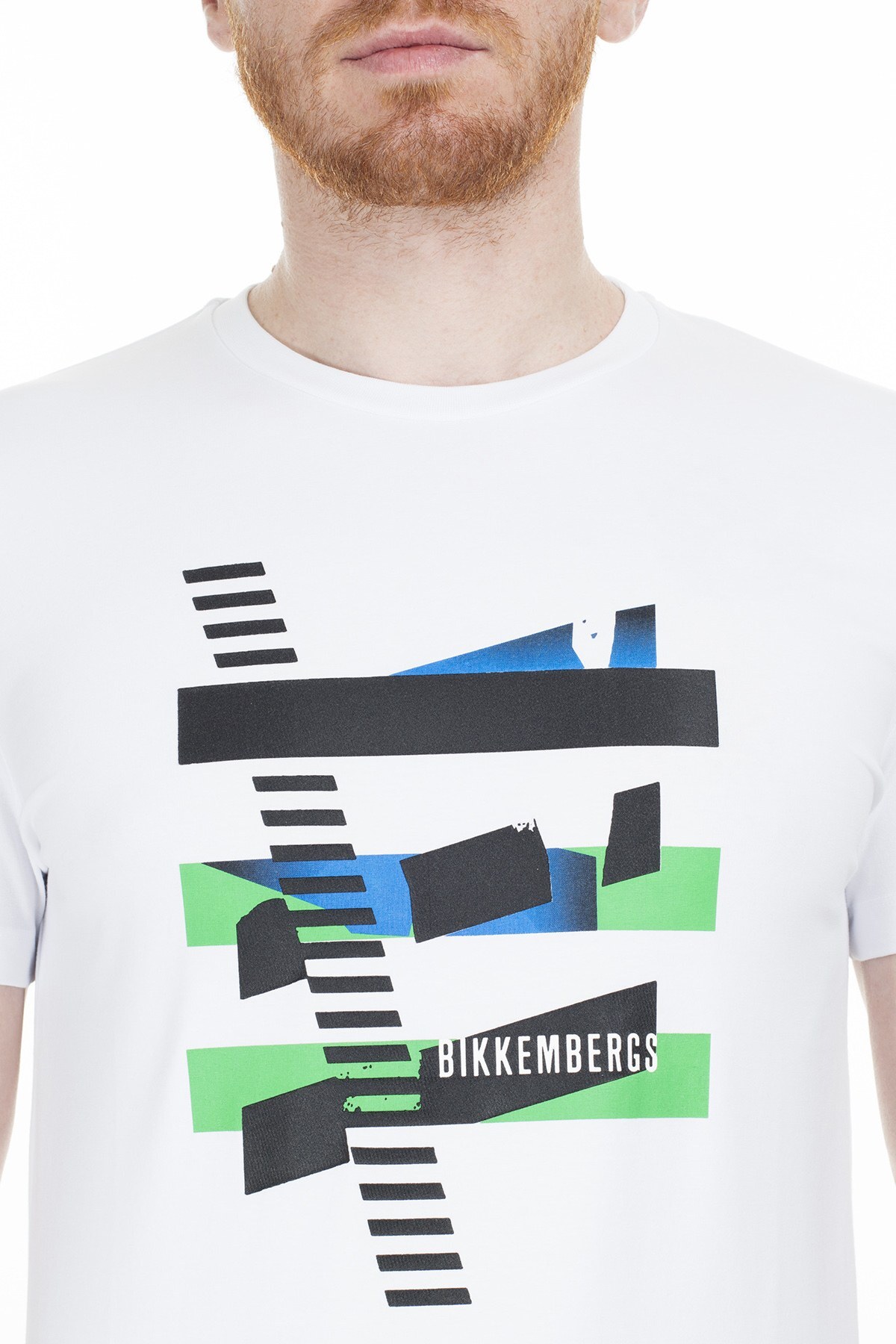 Bikkembergs Erkek T Shirt C700152E1814A00 BEYAZ