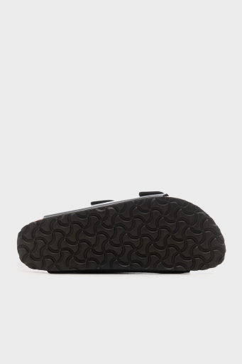 Birkenstock Arizona Bf Hakiki Deri Çift Bantlı Metalik Bayan Terlik 1029224 ANTRASİT - 7