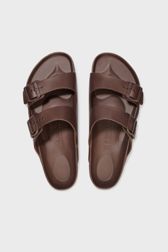 Birkenstock Arizona Eva Çift Bantlı Bayan Terlik 1027402 KOYU KAHVE - 8