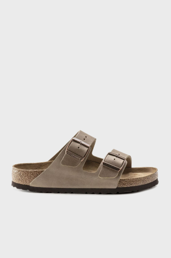 Birkenstock Arizona Sfb Leoi Çift Bantlı Unisex Terlik 552813 AÇIK KAHVE - 1