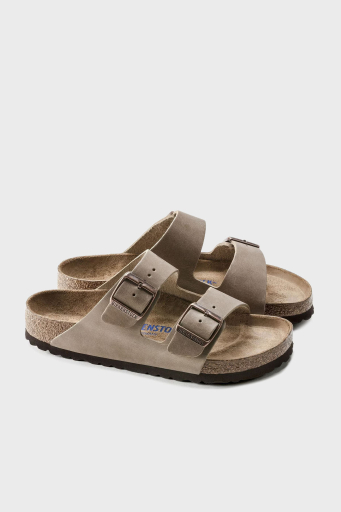 Birkenstock Arizona Sfb Leoi Çift Bantlı Unisex Terlik 552813 AÇIK KAHVE - 3