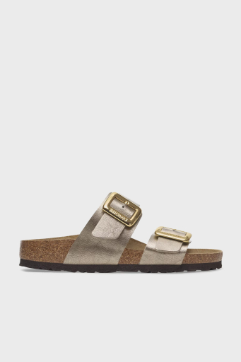 Birkenstock Sydney Cushion Çift Bantlı Bayan Terlik 1029372 BRONZ - 1