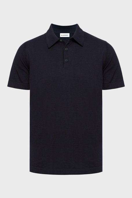 Bluemint % 100 Pamuk Relaxed Fit Düğmeli Erkek Polo Yaka T Shirt BM25020372MS 155 KOYU LACİVERT - 4