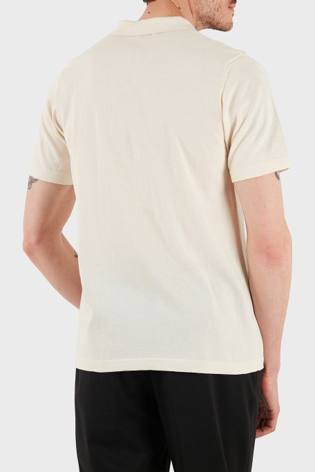 Bluemint % 100 Pamuk Relaxed Fit Düğmeli Erkek Polo Yaka T Shirt BM25020372MS 722 EKRU - 2